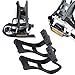 Ohomr Bike Accessories 1 Pair New Cycling Bicycle Bike Strapless Toe Pedal Clips Half Clips Blackthumb 1