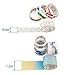 Washi Tape Crafts Set, 12 Rolls Tapes Stickers Decorative Masking Tape Set Decor with Multiple Patterns Binding Arts Tape Crafts for DIY Crafts and Gift Wrapping