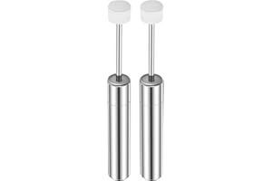 Levemolo 2pcs Trash Can Hydraulic Damper - Soft Close Piston for Garbage Bin Lid - Quiet Shock Absorber for Party Office Or H