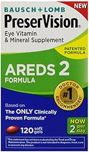 PreserVision AREDS 2 Vitamin & Mineral Supplement 120 Count Soft Gels