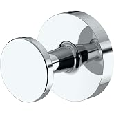 Gatco Bath Towel Hook | Retro&ndash;Modern Wall Hook for Robes, Towels, and Clothes | Gibson 5215, Chrome