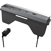 JOWUA 130W LED Hub Compatible for Tesla New 2025 Model Y, Reengineered Model 3 Highland (2024+), Two Type-C Ports, one USB-A Port, and a Type-C Cable