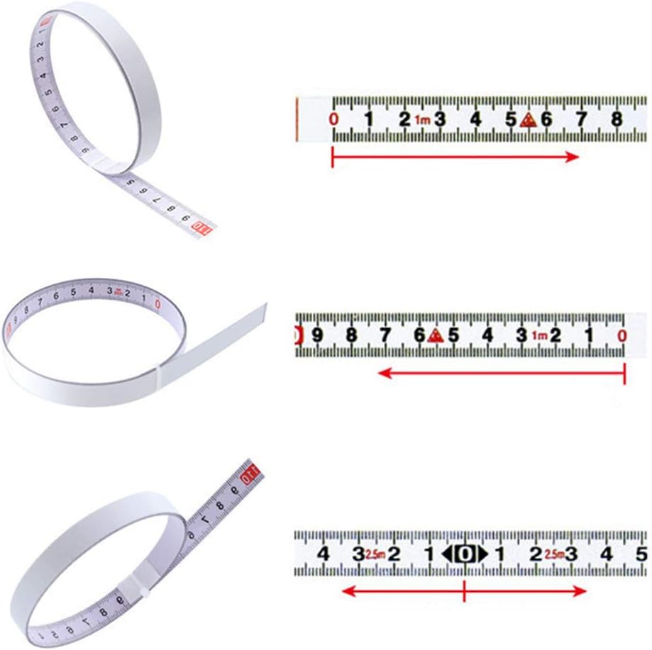 iplusmile 1m Self Adhesive Steel Tape,Metric Scale Miter Track Tape Saw Steel Ruler for Measuring Woodworking (Right to Left) - Image 5