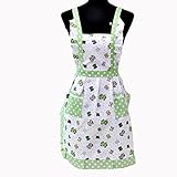 DZT1968Â® Women's Cotton Home Kitchen Cooking Floral Apron Bib With Pocket