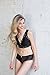 Undies Affair Women's 2 Piece Lingerie Set for Honeymoon Boudoir (X-Large, Black)