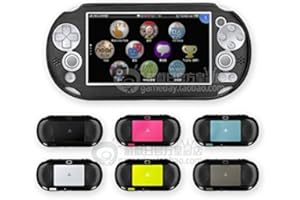 Szjay Metal Aluminum Metallic Protection Hard Case Cover for Playstation Ps Vita 2000 Slim (Black)