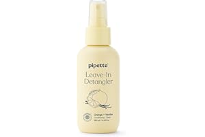 Pipette Leave-In Hair Detangler - Silicone-free Kids Detangling Spray - 100% Plant-Derived Nourishing Squalane - Orange + Van