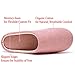 RelaxedFoot Slippers | Organic Cotton & Memory Foam | 1 Pair with Storage Bag (Medium, Red)