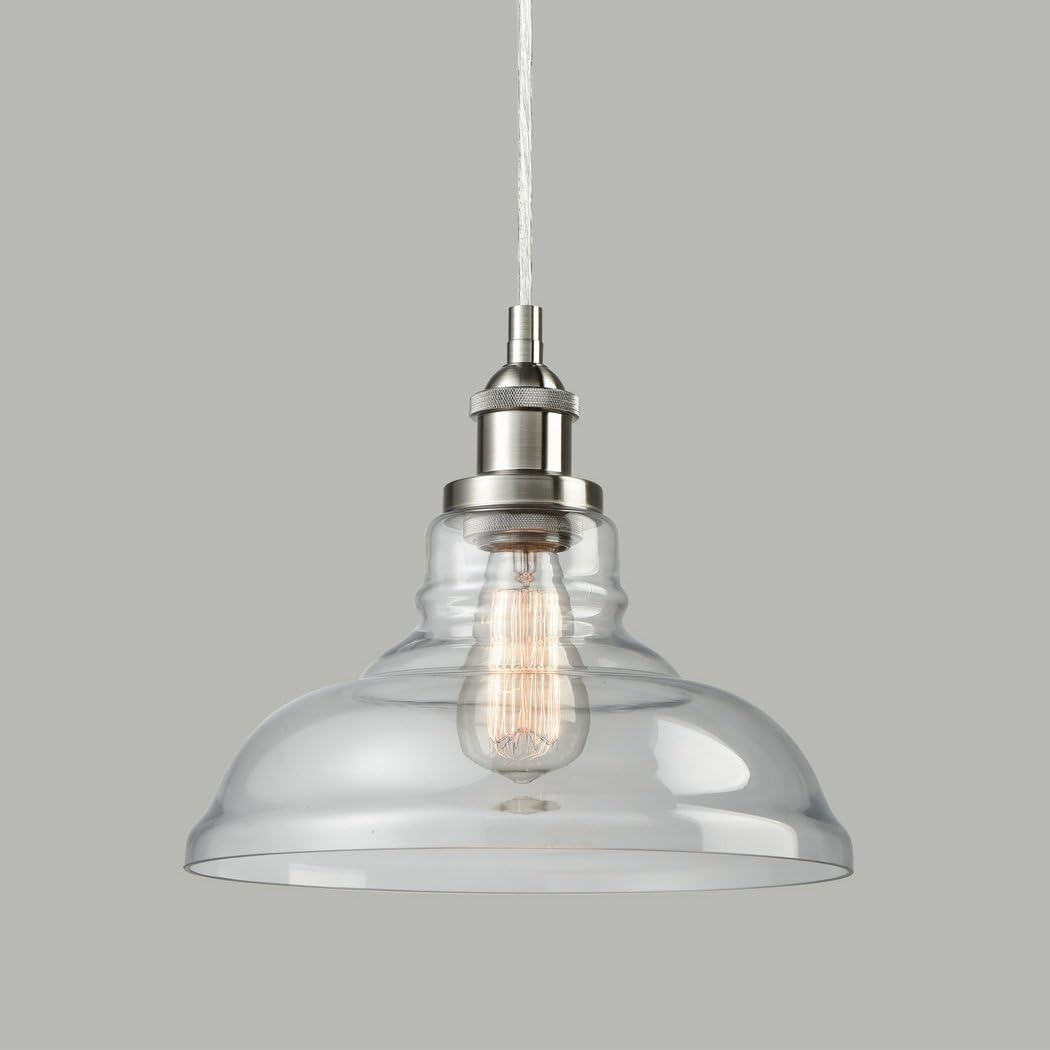 CLAXY Ecopower Foyer Clear Glass Dining Pendant Lighting: Home Improvement