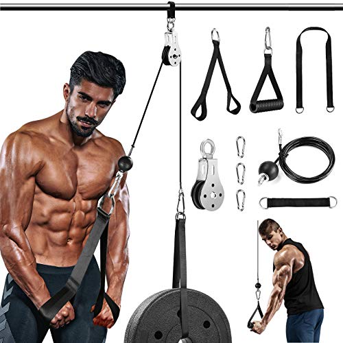 Mikolo Fitness Lat And Lift Pulley System Dual Cable Machine 70 And 90 With Upgraded Loading Pin For Triceps Pull Down Biceps Curl Back Forearm Shoulder Home Gym Equipment Patent Pricepulse