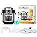 DEENKEE 10-in-1 Multi-Function Pressure Cooker 6 Quart, Instant Programmable Rice Cooker, Slow Cooker, Sauté, Yogurt Maker, Baker, Egg Cooker, Hot Pot and Steamer