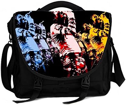 15 Inch Messenger Laptop Bag Notebook Computer Shoulder Cross Body Bag Moonwalker MJ Print.
