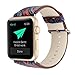 For Apple Watch Band,Voberry Premium Leather Replacement Strap for Apple Smart Watch 38mm (blue)