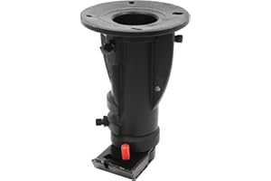 MARSYYDS Adjustable Cushioned Fifth Wheel Gooseneck Adapter, 12-16In RV 5th Wheel to Gooseneck Adapter C5G1216, Cushioned Trailer Hitch Coupler Towing for Camper RV & Trailer's Kingpin Box