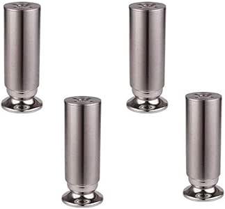 4 X Patas de Soporte del Sofá/Ajustables/Metal/Acero Inoxidable/para