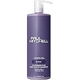 Paul Mitchell Platinum Plus Deep Violet Shampoo, Banishes Brass + Intensely Tones, Ideal for Blonde, Highlighted, Gray or Silver Hair