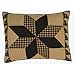VHC Brands, Dakota Star, Cotton, 21x27, Standard Sham, Black