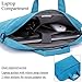 BRINCH 15.6 Inch Oxford Fabric Lightweight Laptop Shoulder Case Messenger Bag For 15-15.6 Inch Laptop/Notebook/MacBook/Chromebook Computers (15.6 inches, Blue)