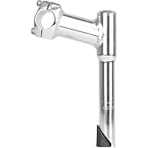 WEEROCK Bike Stem Diameter 22.2MM for Bike Fork, 25.4mm for Handlebar Barbore, Steel/Aluminium Alloy Gooseneck Shape Bicycle Stem