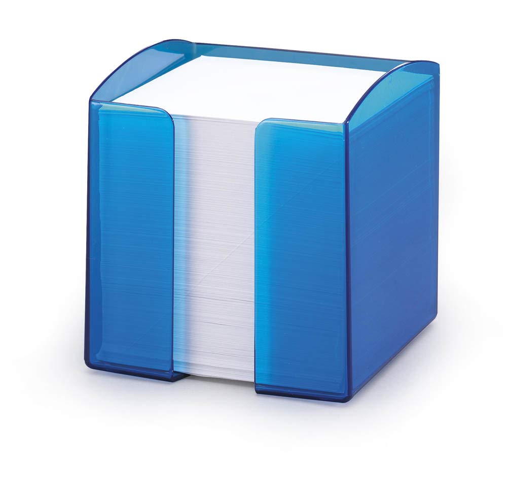 Durable Radiance Radiance Noteholder Plastic with 90 x 90 mm Notes Translucent Blue Ref 1701682540