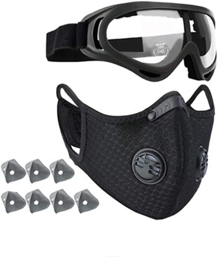 YDM Dust Face Masks, Anti Pollution Mask N95 Mask, PM2.5 Protection Dust Pollution Mask Unisex Outdoor