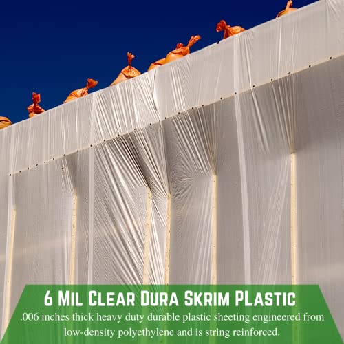 Farm Plastic Supply Dura Skrim String Reinforced Clear Plastic
