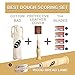 DiBread Bread Scoring Lame | Dough Scoring Tool | Premium Hand Crafted Bread Lame with 5 Blades Included | with Authentic Leather Protective Cover and Cotton Bag by