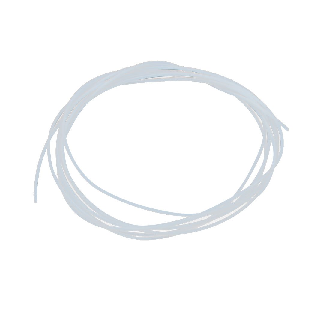 Sourcingmap 0.3mm x 0.6mm PTFE High Lubricating Ability Tubing 2 Meters 6.6Ft for Electronics