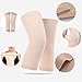 HaloVa Knee Sleeves, Thin Knee Support Brace Protector Warmers, High Elastic Kneecap Kneelet for Sports and Daily Wear, Comfortable and Breathable, Black