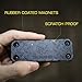 TKARMS Magnetic Gun Mount & Holster for Car Truck Vehicle and Home - Premium Quality Rubber Coated 44 Lbs Rated - Firearm Accessory - Concealed Holder For Handgun, Rifle, Shotgun, Pistol, Revolver