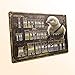 I Refuse to Become A Nugget Retro Vintage Metal Tin Signs Rustic Farmhouse Country Wall Art Sign 8X12 Inch TSC204