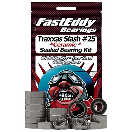 Traxxas Slash #25 Ceramic Rubber Sealed Ball Bearing Kit for RC Cars