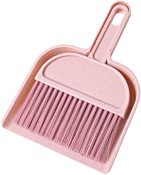 Amazon ミニ掃除用ほうきブ 卓上 ほうき ちりとり セット 勉強机 かわいい おしゃれ ミニ デスク キッチン 運転席 箒 プラスチック 柔軟 しっかり 室内 ペット用にも 掃除 食卓 年末掃除 ピンク ほうき ちりとり オンライン通販