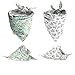 combofix 4 Pack Cute Dog Bandana Multi Coloured Scarves Accessories for Pet Cats and Puppies