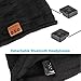 Pococina Upgraded 4.2 Bluetooth Beanie Music Hat Winter Knit Hat Cap Wireless Headphone Musical Speaker Beanie Hat as Christmas Birthday Gifts for Men Women Teen Girls Boys, Built-in Mic - 014 Black