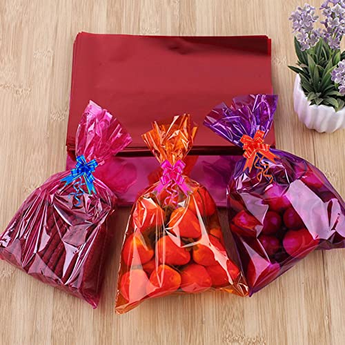 Clear Cellophane Treat Bags Pack of 50, 6\