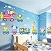 Baby Kids Safari Animals Train Wall Stickers Nursery Decor Art Mural Removable by LolliLook