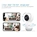 Panamalar Baby Monitor, 1080P WiFi Indoor Security Camera with 2-Way Audio, Night Vision, Motion Detection for Baby/Elder/Pet, Compatible with Alexa, Compatible with iOS/Android Phone