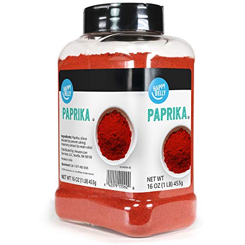 AMAZON BRAND – HAPPY BELLY PAPRIKA, 16 OUNCE (PACK OF 1)