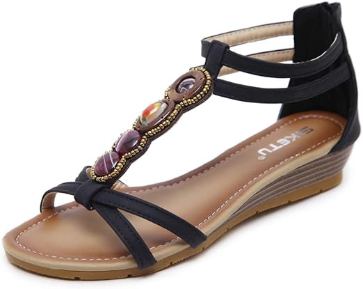 long black gladiator sandals