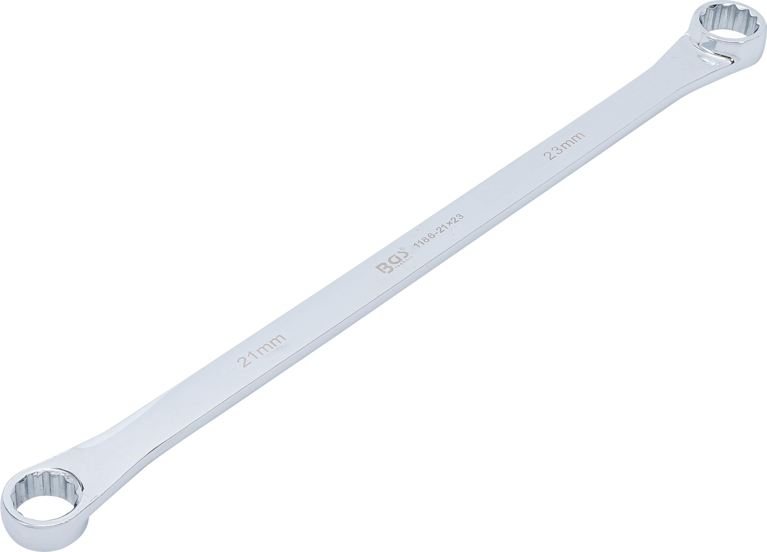 BGS 1186-21x23 | Double Ring Spanner | extra long | 21 x 23 mm