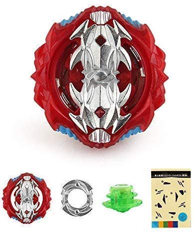 3T6B Spinning Tops Set with Carrying Case, 4pcs Burst Attack Spinning Tops 4D Set with Launcher Best Gift for Children