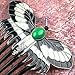 Aukmla Hair Comb Clip Titanic Ross Butterfly Headpiece Wedding for Daily and Party