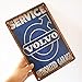 PEI's Retro Vintage Tin Metal Sign, Volvo Garage Service, Wall Decor for Home Garage Bar Man Cave, 8x12/20x30cm
