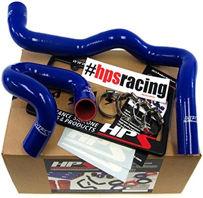HPS Blue Reinforced Silicone Radiator Hose Kit Coolant for Ford 13-14 Focus ST Turbo 2.0L