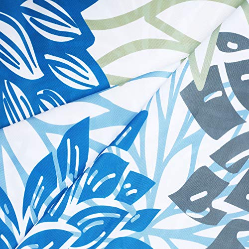 Yellow and Gray Shower Curtain Blue and Yellow Shower Curtain Dahlia