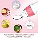 Baby Mate Silicone Food Dispensing Spoon Feeder (Pink, 4oz/120ml, for 4 Months+ Babies) - Travel Infa Infant Feeders Cereal and Squeeze with