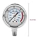 Hydraulic Pressure Gauge, 60MPA/9000PSI Base Entry NPT1/4 Pressure Gauge