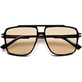 VANLINKER Polarized Trendy Oversized Aviator Sunglasses for Women Men 2025 Retro Shades VL9853