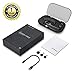 Bluetooth Headset Earpiece for Cell Phones - Wireless in Ear Piece Blue Tooth Head Set w/Mic, Compatible w/iPhone Samsung Cellphone, Hands-Free Noise Cancelling Headphones w/Microphone for Driving